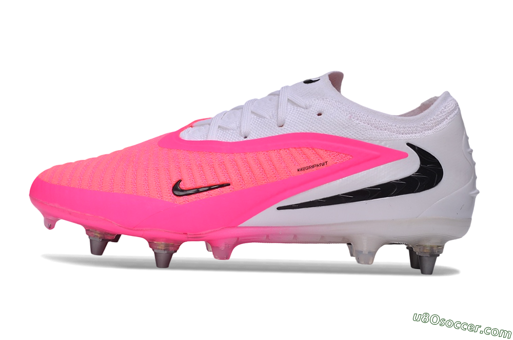 Nike Phantom 6 Elite Low SG Soft Ground Soccer Cleats - Pink/Hyper Pink/White 2