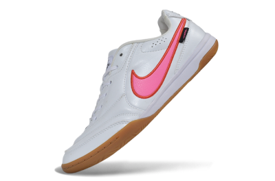 Nike Tiempo Legend 11 Elite IC Indoor & Futsal Soccer Shoes - White/Pink Foam/Gum Light Brown