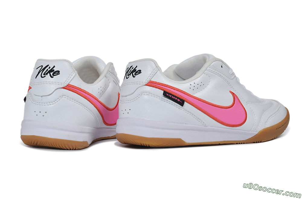 Nike Tiempo Legend 11 Elite IC Indoor & Futsal Soccer Shoes - White/Pink Foam/Gum Light Brown 6