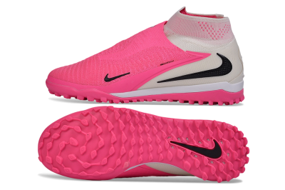 Nike Phantom 6 High Elite TF Artificial Turf Soccer Shoes - Pink/Neon Glow/Pure Pink