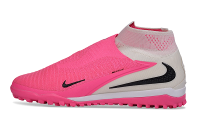 Nike Phantom 6 High Elite TF Artificial Turf Soccer Shoes - Pink/Neon Glow/Pure Pink