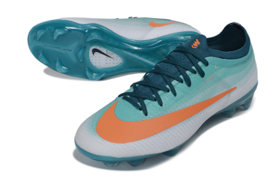 Nike Air Zoom Mercurial Vapor 17 Elite FG Firm Ground Soccer Cleats - Blue/Turquoise Blue/Bright Orange