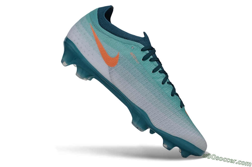 Nike Air Zoom Mercurial Vapor 17 Elite FG Firm Ground Soccer Cleats - Blue/Turquoise Blue/Bright Orange 4