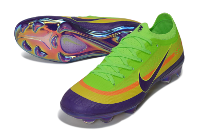 Nike Air Zoom Mercurial Vapor 17 Elite FG Firm Ground Soccer Cleats - Green/Electric Green/Purple Pulse