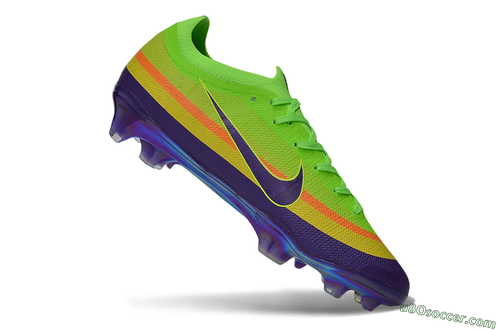 Nike Air Zoom Mercurial Vapor 17 Elite FG Firm Ground Soccer Cleats - Green/Electric Green/Purple Pulse 4