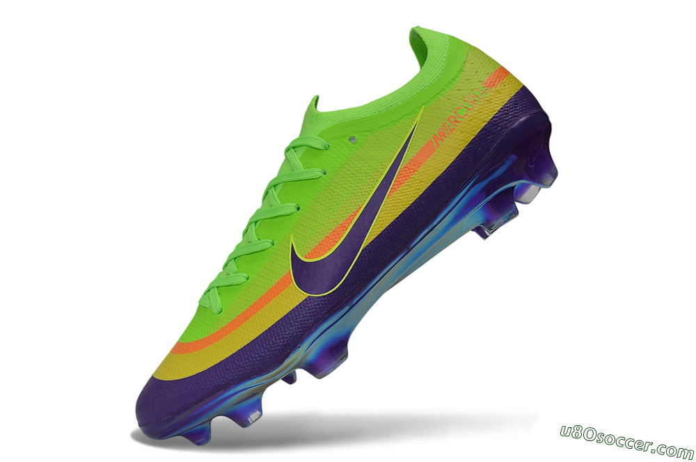 Nike Air Zoom Mercurial Vapor 17 Elite FG Firm Ground Soccer Cleats - Green/Electric Green/Purple Pulse 5