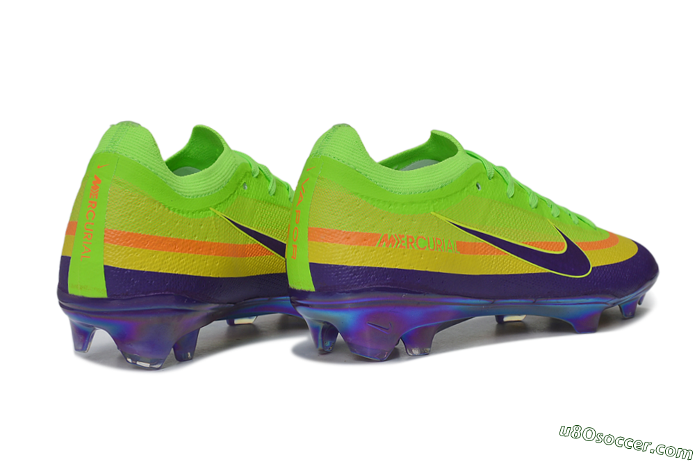 Nike Air Zoom Mercurial Vapor 17 Elite FG Firm Ground Soccer Cleats - Green/Electric Green/Purple Pulse 6
