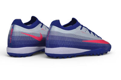 Nike Air Zoom Mercurial Vapor 17 Elite TF Artificial Turf Soccer Shoes - Blue/Royal Blue/Hyper Pink