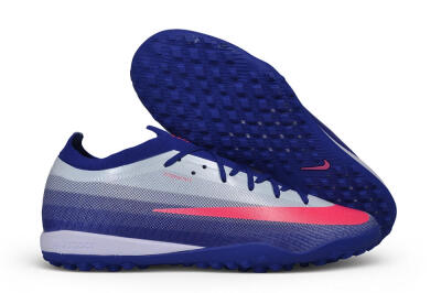 Nike Air Zoom Mercurial Vapor 17 Elite TF Artificial Turf Soccer Shoes - Blue/Royal Blue/Hyper Pink