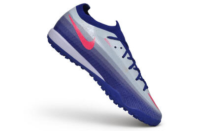 Nike Air Zoom Mercurial Vapor 17 Elite TF Artificial Turf Soccer Shoes - Blue/Royal Blue/Hyper Pink