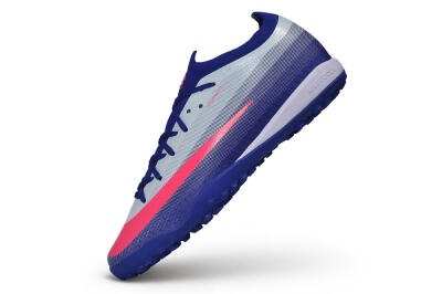 Nike Air Zoom Mercurial Vapor 17 Elite TF Artificial Turf Soccer Shoes - Blue/Royal Blue/Hyper Pink