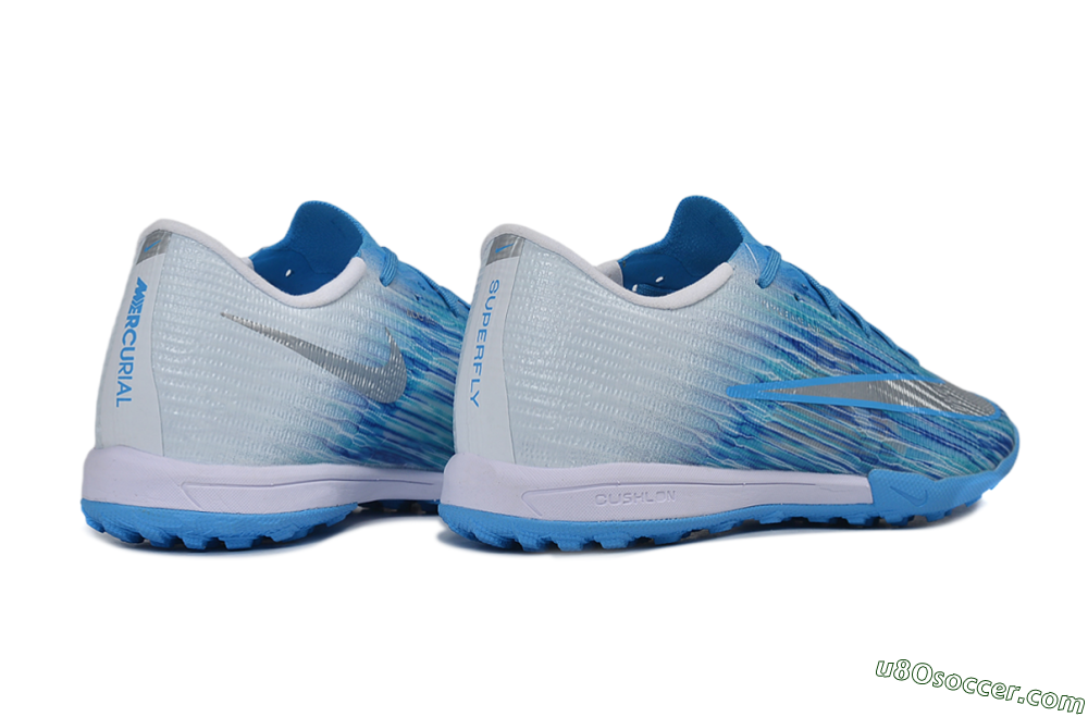 Nike Air Zoom Mercurial Superfly 11 Elite TF Artificial Turf Soccer Shoes - Blue/Baltic Blue/Ice White 6