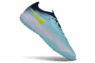 Nike Air Zoom Mercurial Vapor 17 Elite TF Artificial Turf Soccer Shoes - Blue/Baltic Blue/Volt