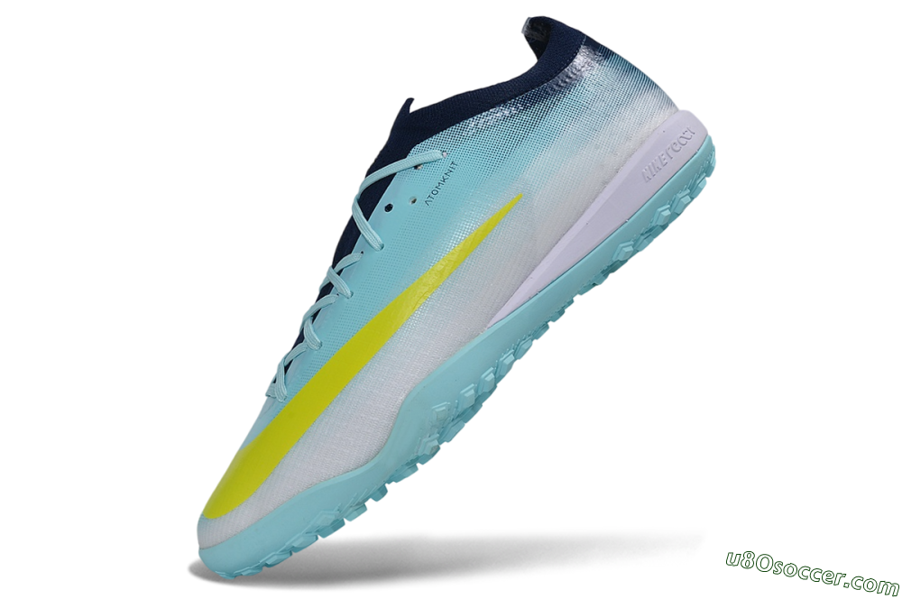 Nike Air Zoom Mercurial Vapor 17 Elite TF Artificial Turf Soccer Shoes - Blue/Baltic Blue/Volt 5