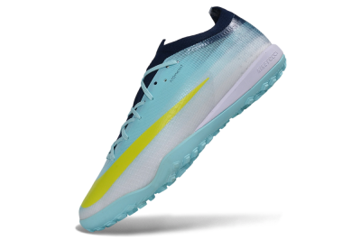 Nike Air Zoom Mercurial Vapor 17 Elite TF Artificial Turf Soccer Shoes - Blue/Baltic Blue/Volt
