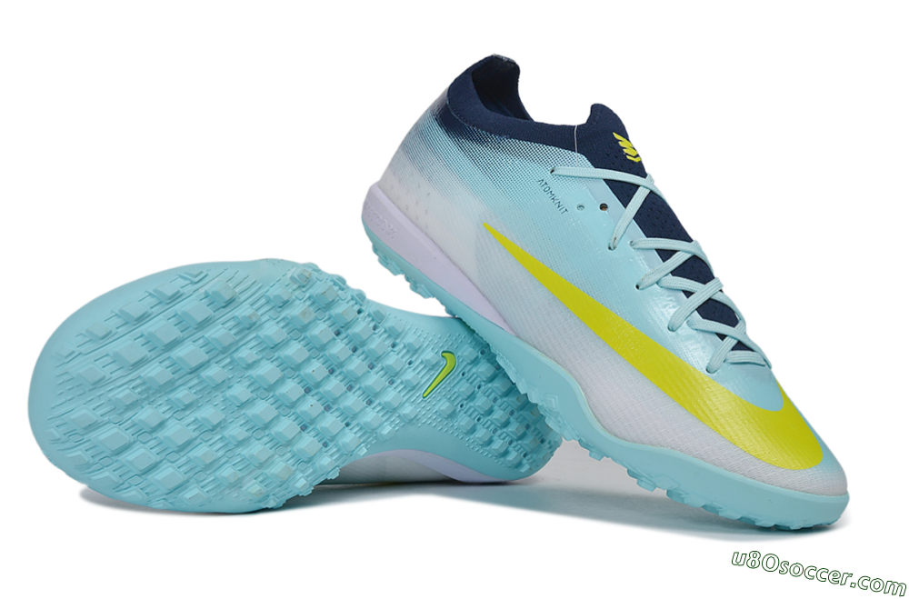Nike Air Zoom Mercurial Vapor 17 Elite TF Artificial Turf Soccer Shoes - Blue/Baltic Blue/Volt 0