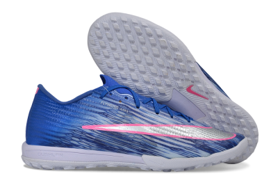 Nike Air Zoom Mercurial Superfly 11 Elite TF Artificial Turf Soccer Shoes - Blue/Royal Blue/Metallic Silver