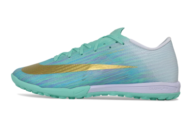 Nike Air Zoom Mercurial Superfly 11 Elite TF Artificial Turf Soccer Shoes - Green/Mint Green/Metallic Gold
