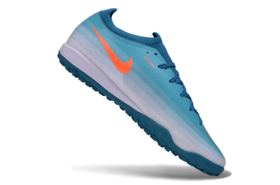 Nike Air Zoom Mercurial Vapor 17 Elite TF Artificial Turf Soccer Shoes - Blue/Baltic Blue/Bright Orange