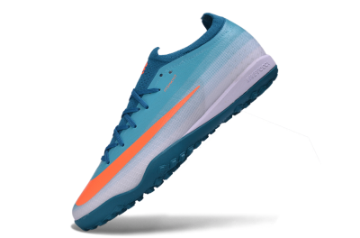 Nike Air Zoom Mercurial Vapor 17 Elite TF Artificial Turf Soccer Shoes - Blue/Baltic Blue/Bright Orange