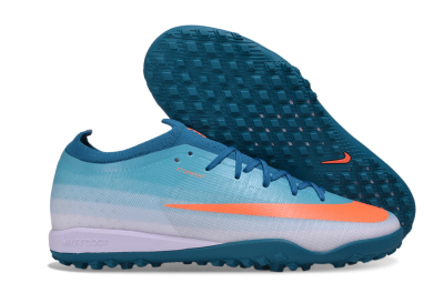 Nike Air Zoom Mercurial Vapor 17 Elite TF Artificial Turf Soccer Shoes - Blue/Baltic Blue/Bright Orange