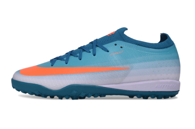 Nike Air Zoom Mercurial Vapor 17 Elite TF Artificial Turf Soccer Shoes - Blue/Baltic Blue/Bright Orange