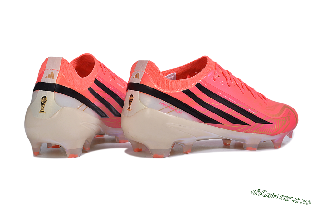 Adidas F50 Hyperfast Elite FG Firm Ground Soccer Cleats - Pink/Solar Pink/Core Black 6