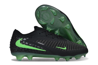 Nike Phantom 6 Elite Low FG Firm Ground Soccer Cleats - Black/Black/Electric Green
