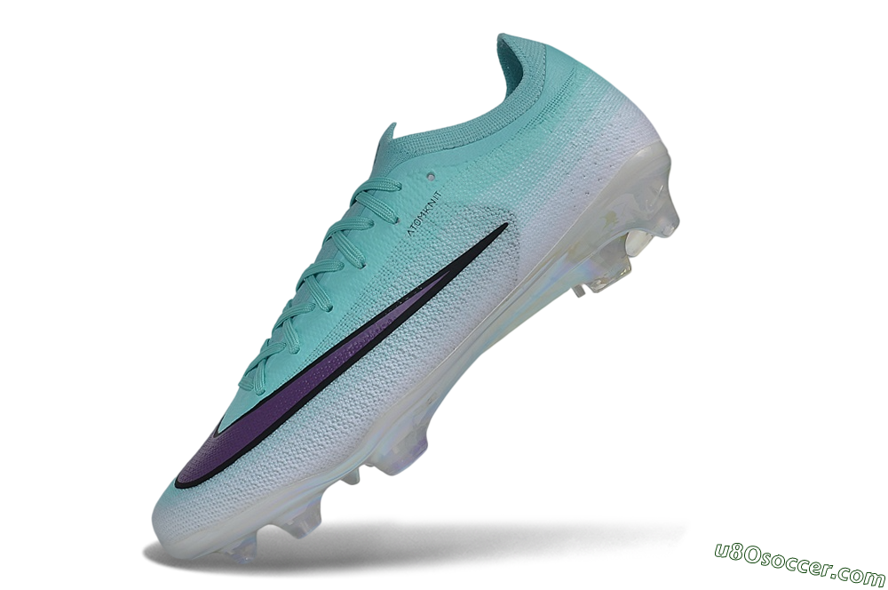 Nike Air Zoom Mercurial Vapor 17 Elite FG Firm Ground Soccer Cleats - Turquoise/Aurora Green/Iris Purple 5