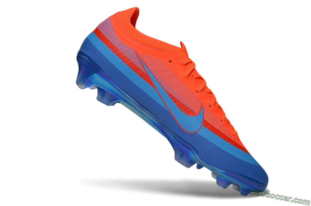 Nike Air Zoom Mercurial Vapor 17 Elite FG Firm Ground Soccer Cleats - Orange/Bright Crimson/Blue Void 4