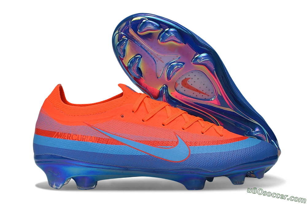 Nike Air Zoom Mercurial Vapor 17 Elite FG Firm Ground Soccer Cleats - Orange/Bright Crimson/Blue Void 1