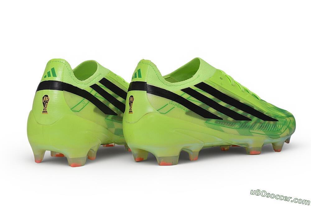 Adidas F50 Hyperfast Elite FG Firm Ground Soccer Cleats - Green/Solar Lime/Core Black 6