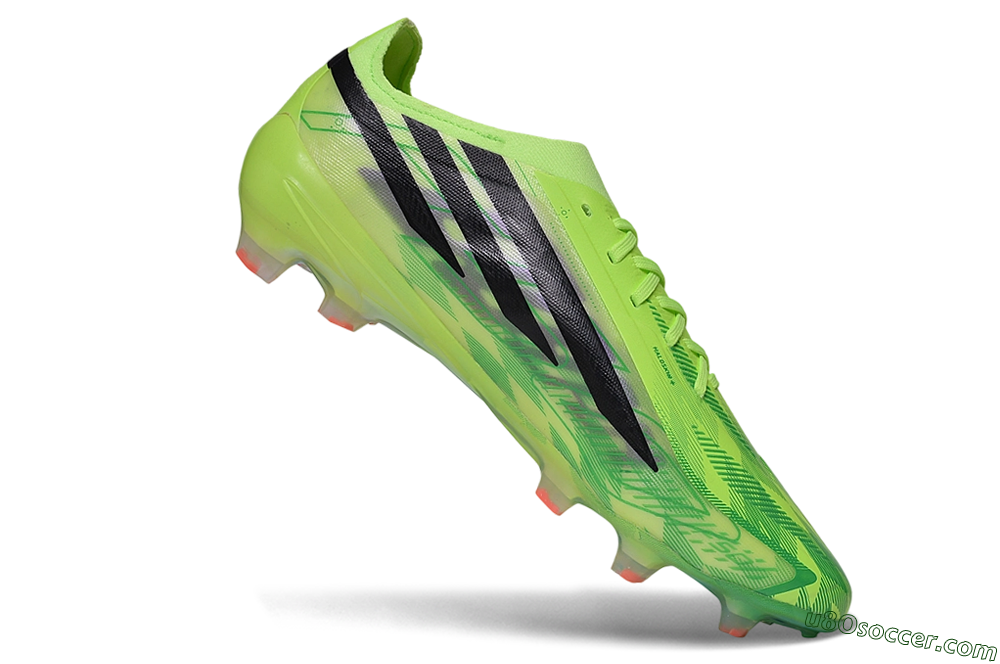 Adidas F50 Hyperfast Elite FG Firm Ground Soccer Cleats - Green/Solar Lime/Core Black 4