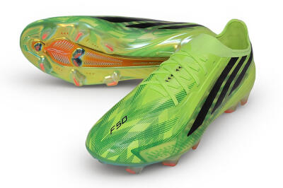 Adidas F50 Hyperfast Elite FG Firm Ground Soccer Cleats - Green/Solar Lime/Core Black