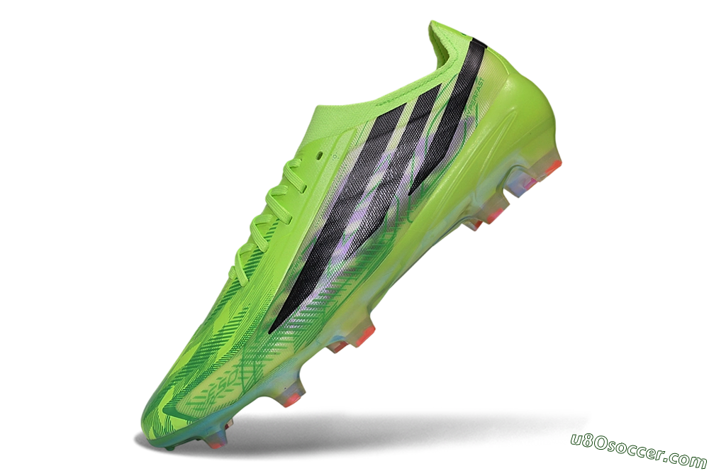 Adidas F50 Hyperfast Elite FG Firm Ground Soccer Cleats - Green/Solar Lime/Core Black 5