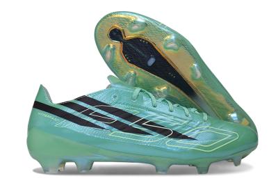 Adidas F50 Hyperfast Elite FG Firm Ground Soccer Cleats - Green/Mint/Dark Blue