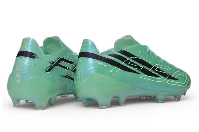 Adidas F50 Hyperfast Elite FG Firm Ground Soccer Cleats - Green/Mint/Dark Blue