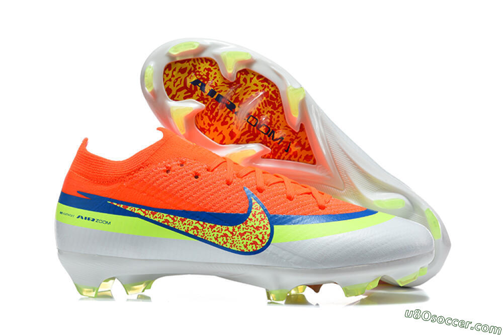 Nike Air Zoom Mercurial Vapor 17 Elite FG Firm Ground Soccer Cleats - Orange/Bright Orange/Volt White 1