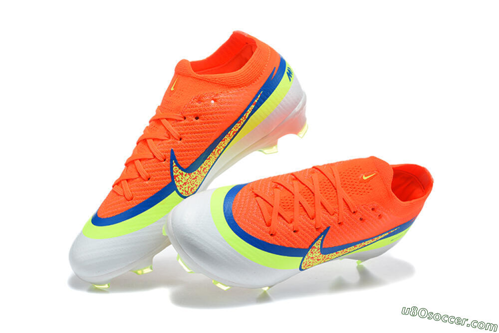 Nike Air Zoom Mercurial Vapor 17 Elite FG Firm Ground Soccer Cleats - Orange/Bright Orange/Volt White 6