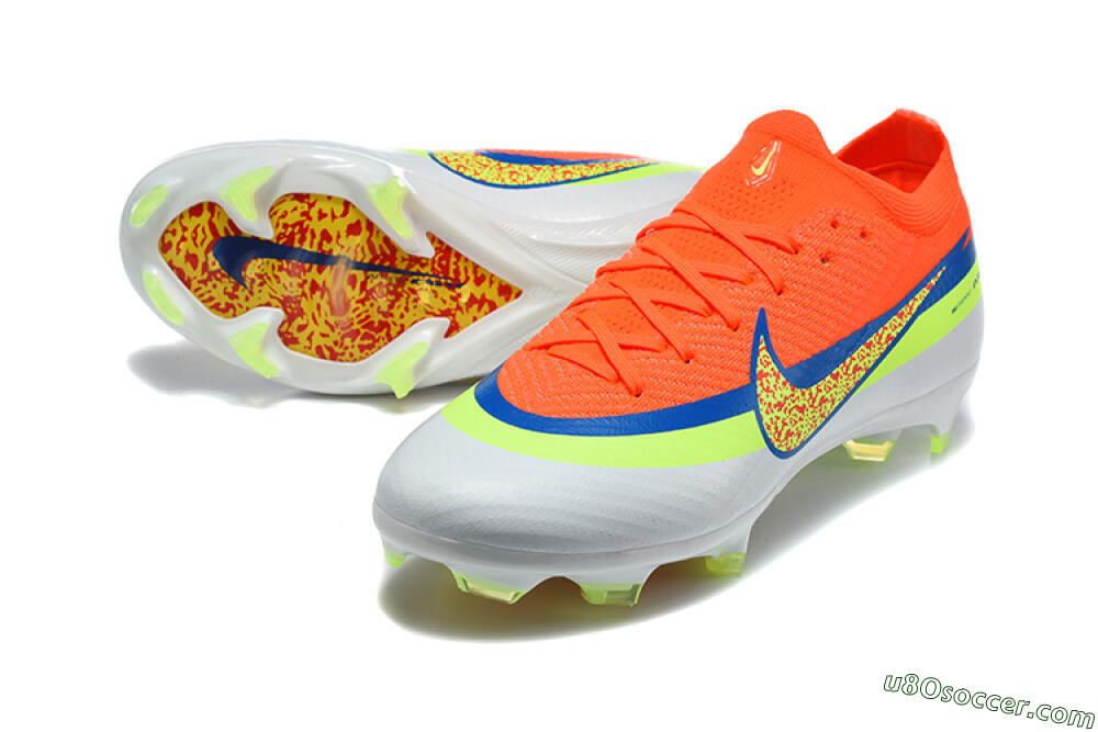 Nike Air Zoom Mercurial Vapor 17 Elite FG Firm Ground Soccer Cleats - Orange/Bright Orange/Volt White 3