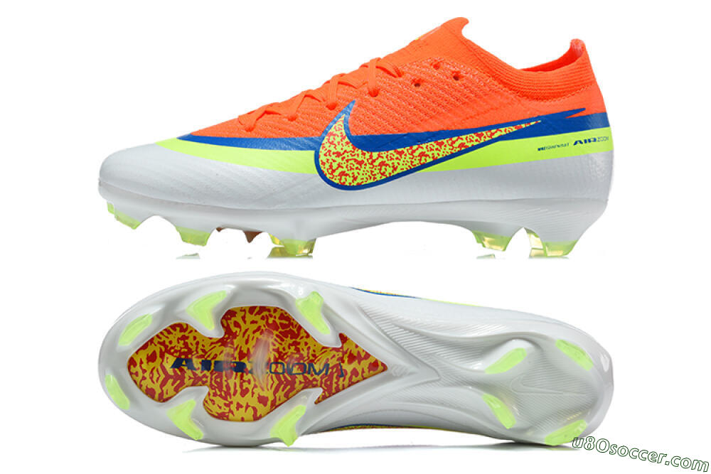 Nike Air Zoom Mercurial Vapor 17 Elite FG Firm Ground Soccer Cleats - Orange/Bright Orange/Volt White 0