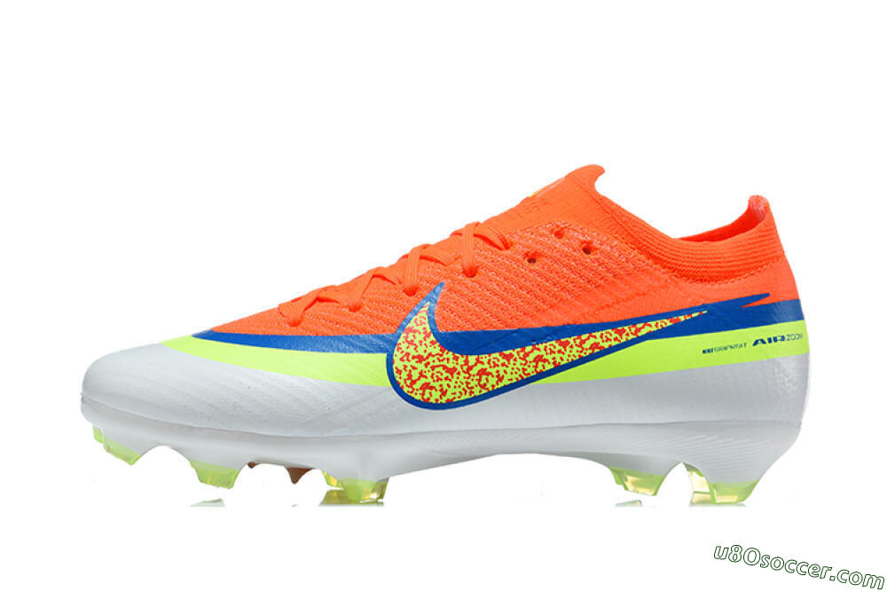 Nike Air Zoom Mercurial Vapor 17 Elite FG Firm Ground Soccer Cleats - Orange/Bright Orange/Volt White 2