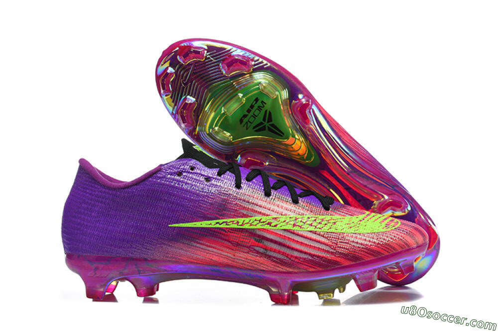 Nike Air Zoom Mercurial Vapor 17 Elite FG Firm Ground Soccer Cleats - Purple/Electric Lime/Iridescent Violet 1
