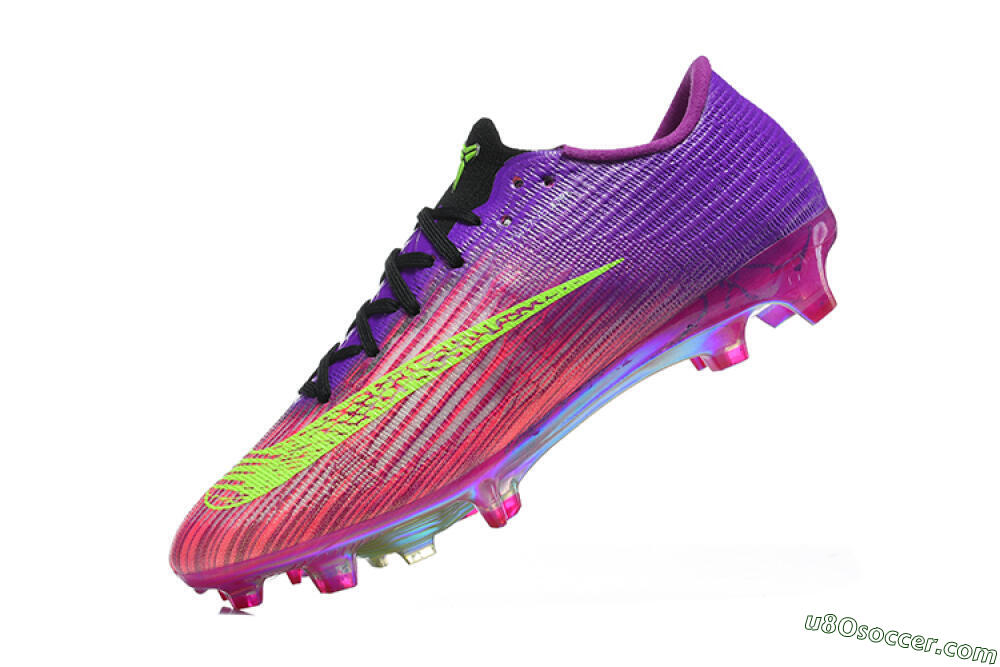 Nike Air Zoom Mercurial Vapor 17 Elite FG Firm Ground Soccer Cleats - Purple/Electric Lime/Iridescent Violet 8
