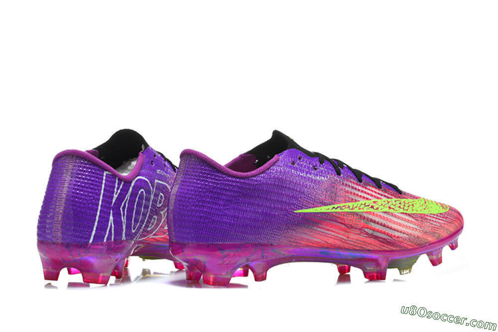 Nike Air Zoom Mercurial Vapor 17 Elite FG Firm Ground Soccer Cleats - Purple/Electric Lime/Iridescent Violet 9