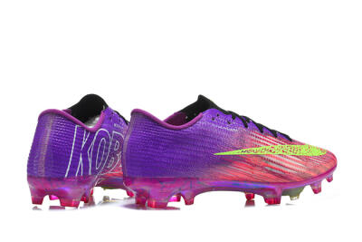 Nike Air Zoom Mercurial Vapor 17 Elite FG Firm Ground Soccer Cleats - Purple/Electric Lime/Iridescent Violet