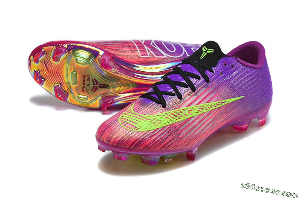 Nike Air Zoom Mercurial Vapor 17 Elite FG Firm Ground Soccer Cleats - Purple/Electric Lime/Iridescent Violet 3