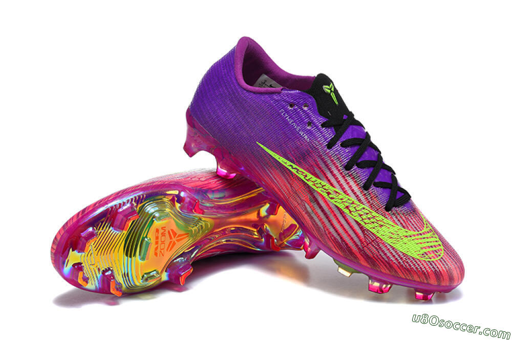 Nike Air Zoom Mercurial Vapor 17 Elite FG Firm Ground Soccer Cleats - Purple/Electric Lime/Iridescent Violet 4