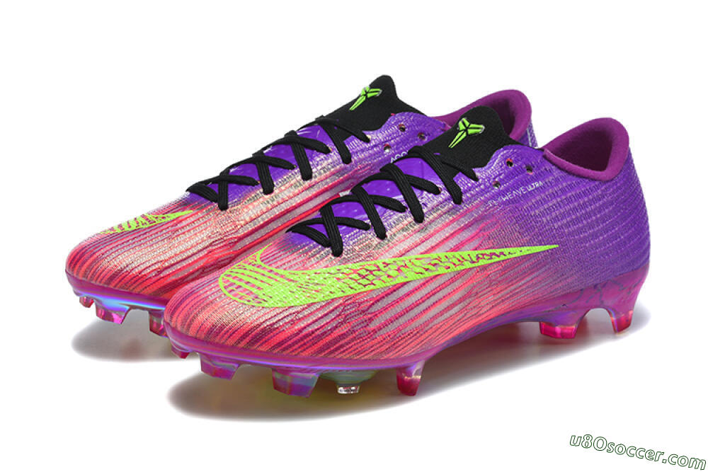 Nike Air Zoom Mercurial Vapor 17 Elite FG Firm Ground Soccer Cleats - Purple/Electric Lime/Iridescent Violet 5