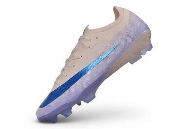 Nike Air Zoom Mercurial Vapor 17 Elite FG Firm Ground Soccer Cleats - Beige/Barely Green/Baltic Blue